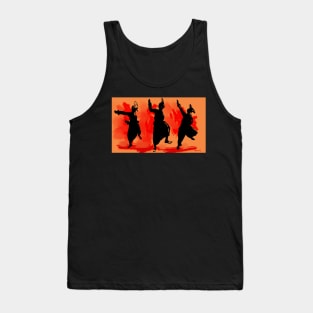 Bhangra Orange Tank Top